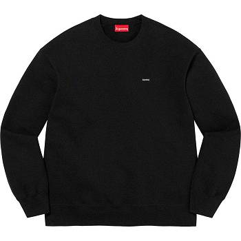 Black Supreme Small Box Crewneck Sweatshirts | Supreme 343LH